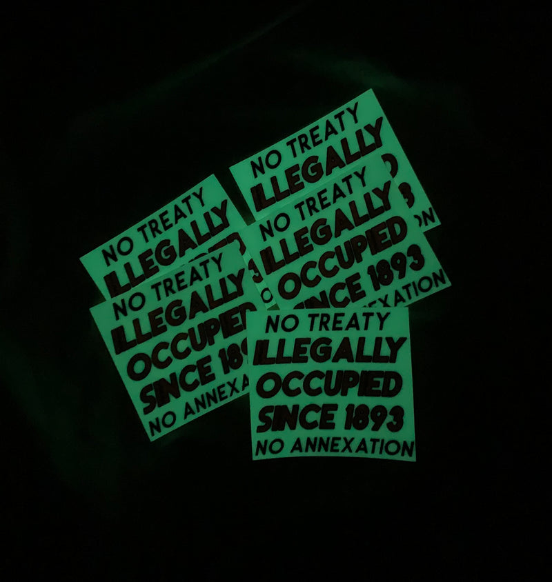 ILLEGALLY OCCUPIED GLOW IN THE DARK PEPILI